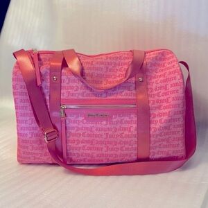 Juicy Couture Pink "Rosie" Weekender Duffle Bag - NWOT
